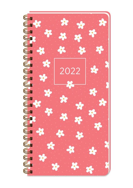 Haftalık Spiralli Cep Ajandası 8 x 16 cm