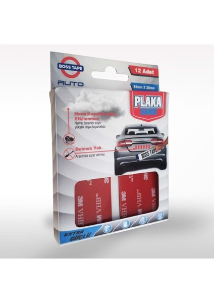 3m Çift Taraflı Plaka Bandı 95 mm x 30 x mm
