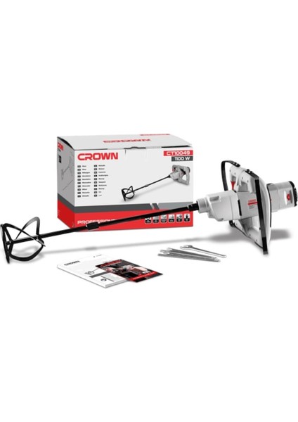 CT10049 1100W Boya ve Harç Karıştırıcı Mikser 120 mm