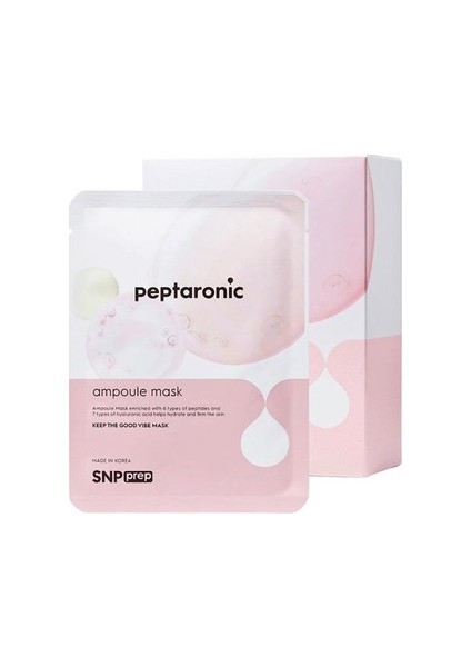 3 Adet Snp Prep Peptaronic Hyaluronic Maske