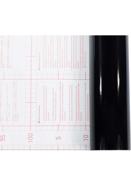 446-1272 Parlak Siyah Yapışkanlı Folyo (45CM x 2mt)