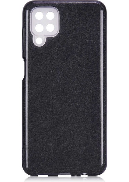 Galaxy A12 Kılıf Shining Silikon Kılıf Shining Silikon Siyah