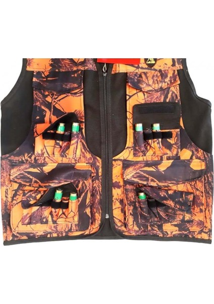 Haki Turuncu Kamuflaj Avcı Yeleği YEL27173HT - Xl fırsatları