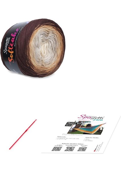 Spagettiyarn Soft Cake Şal Kiti 21