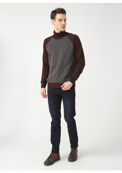 Kahve Erkek Kazak indirimleri