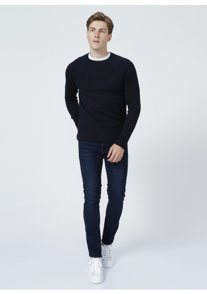 Bisiklet Yaka Basic Lacivert Erkek Kazak GUSTAV-Y indirimleri