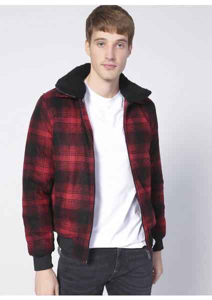 221 Lcm 2320103111_ROLF Düz Yaka Normal Bel Normal Kalıp Düz Kırmızı Erkek Mont fiyatları