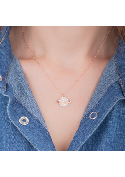 925 Ayar Gümüş Gezegen Kolye modelleri