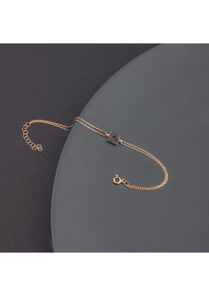 925 Ayar Gümüş Oniks Taşlı Kare Bileklik fiyatları