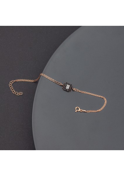 925 Ayar Gümüş Oniks Taşlı Trapez Bileklik fiyatları