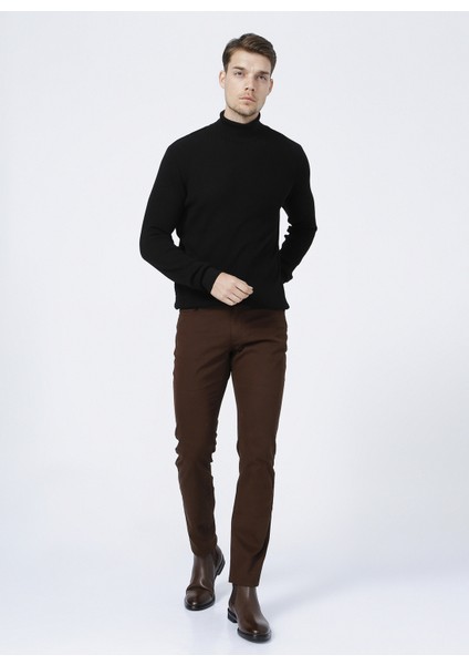 Balıkçı Yaka Basic Siyah Erkek Kazak - BENSON-Y indirimleri