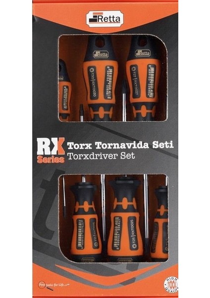 RXT6000 Torx Tornavida Seti 6'lı