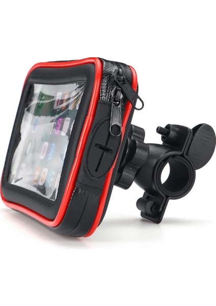 Motorsiklet Su Geçirmez Telefon Tutacağı 5.5" ve 6.3" Uyumlu Gidon Montaj