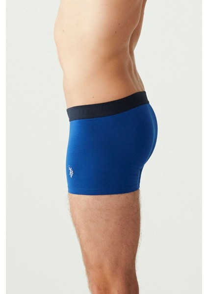 80307 Erkek Lacivert-Sax-Lacivert 3'lü Boxer modelleri