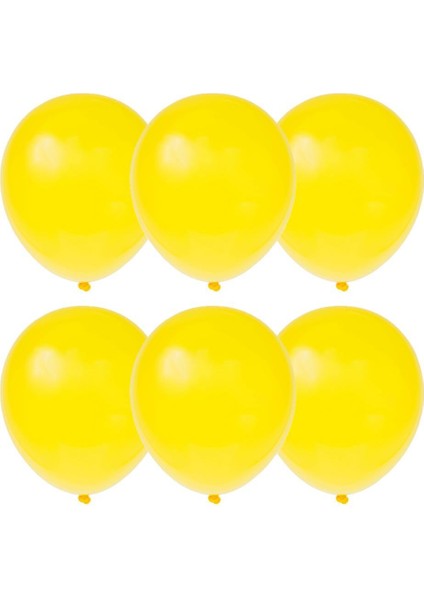 As Balon Pastel Colors 100'LÜ Balon Sarı