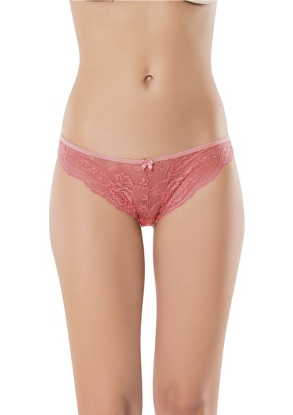 Anıt 3376 Karışık Renkli 10 Adet Kadın Açmalı Güpürlü Bikini Külot