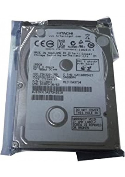 2.5" 250GB 5400RPM Notebook HDD Z5K320