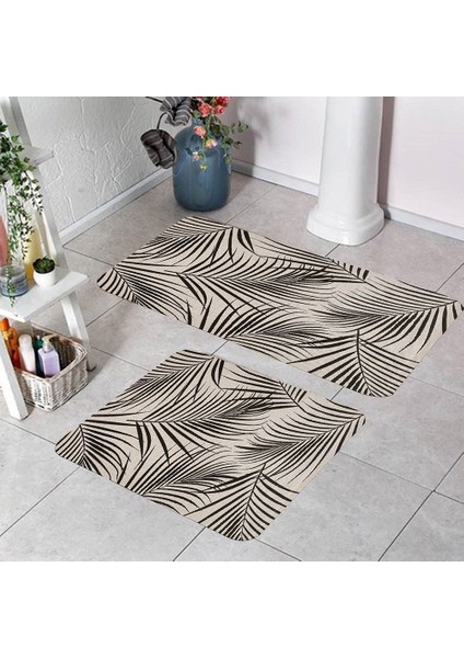 Dijital Baskılı 2'li Banyo Paspas Takımı RVG5134