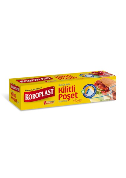 Kilitli Poşet Küçük Boy 12'li