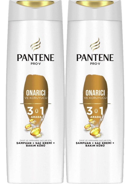 Şampuan 3'ü 1 Arada Onarıcı Koruyucu 400 ml x 2 Adet fiyatları