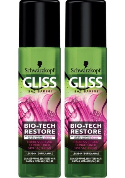 Bio-Tech Sıvı Saç Kremi 200 ml x 2 Adet
