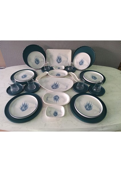 32 Parça Stackable Kahvaltı Seti