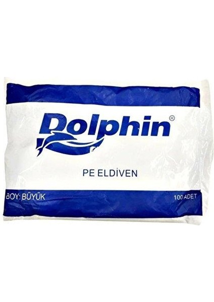 100 Lü Pe Şeffaf Eldiven