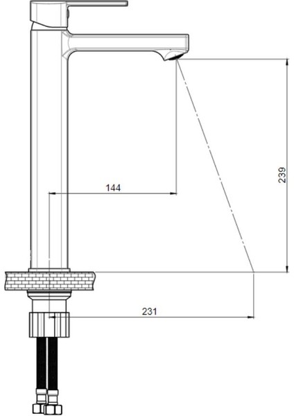 Set Üstü Lavabo Bataryası Pedra MSL160-S fiyatları