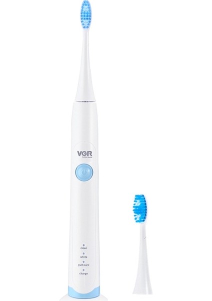 V-801 Sonic Elektrikli Diş Fırçası Beyaz (Yurt Dışından)