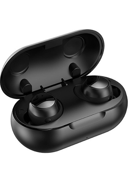 Tws-22 Bluetooth 5.0 Dokunmatik Kontrol Mini Kulaklıklar Siyah (Yurt Dışından)