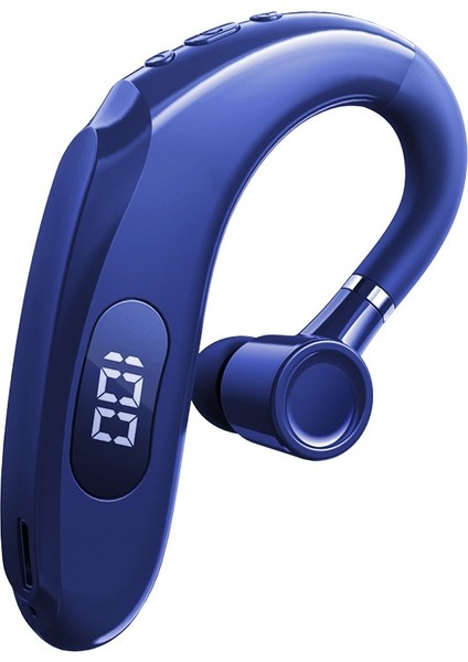 Q20 Bluetooth 5.2 Dijital Ekran Kulaklık Mavi (Yurt Dışından)