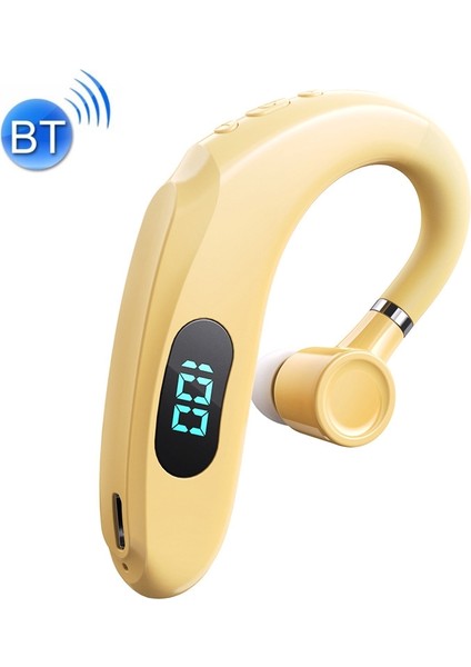 Q20 Bluetooth 5.2 Dijital Ekran Kulaklık Sarı (Yurt Dışından)