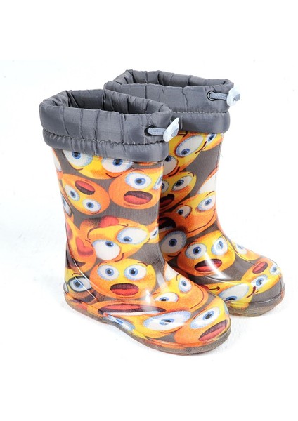 21-14 Gri Kamufılaj Kürklü Erkek Çocuk Çizme modelleri