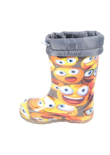 21-14 Gri Kamufılaj Kürklü Erkek Çocuk Çizme fırsatları