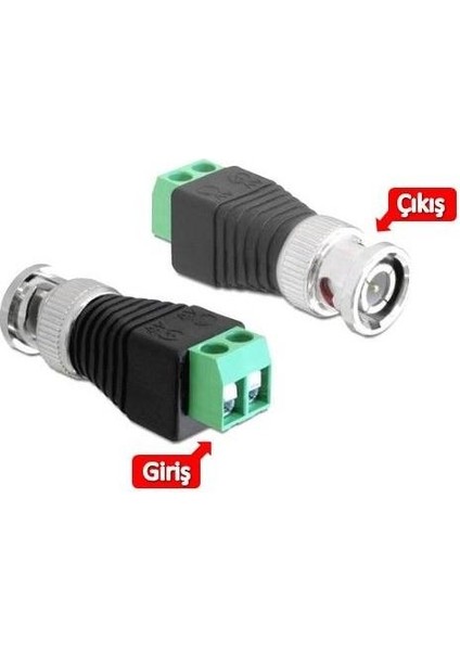 Klemensli Bnc Erkek Jak Fişi - 100 Adet