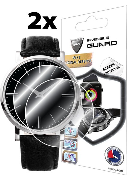 Yuvarlak Camlı Saatler Için Ekran Koruyucu 2 Adet (30 Mm)