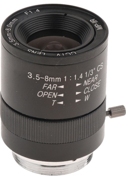 1/3 "cs Montaj 3.5-8mm F1.4 Manuel Iris Lens Cctv Endüstriyel Kamera Için (Yurt Dışından)