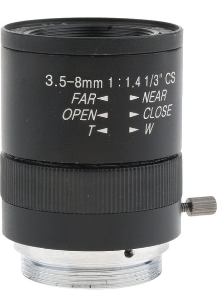 1/3 "cs Montaj 3.5-8mm F1.4 Manuel Iris Lens Cctv Endüstriyel Kamera Için (Yurt Dışından)