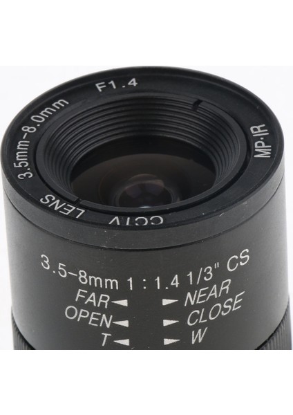 1/3 "cs Montaj 3.5-8mm F1.4 Manuel Iris Lens Cctv Endüstriyel Kamera Için (Yurt Dışından)