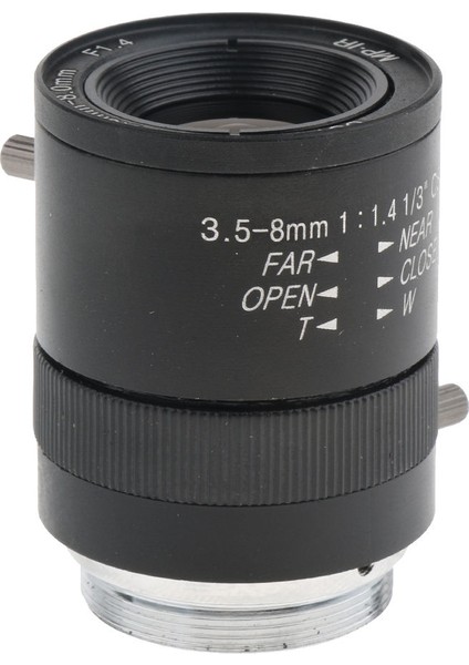 1/3 "cs Montaj 3.5-8mm F1.4 Manuel Iris Lens Cctv Endüstriyel Kamera Için (Yurt Dışından)