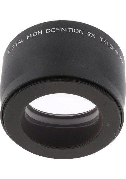 Canon Nikon Sony Pentax Için 58MM 2x Fotoğraf Lens Dönüştürücü 18-55MM (Yurt Dışından)