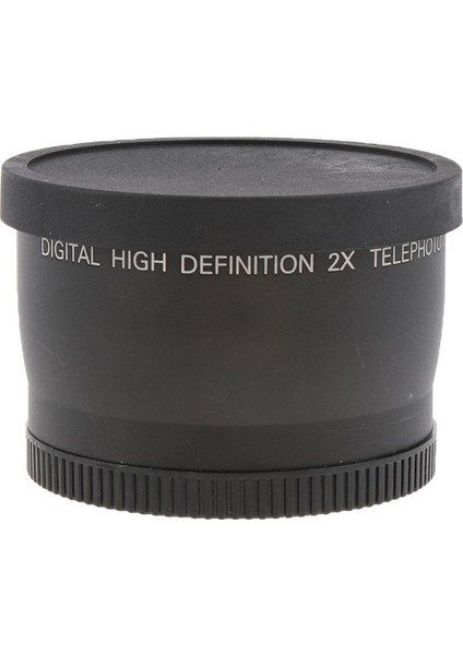 Canon Nikon Sony Pentax Için 58MM 2x Fotoğraf Lens Dönüştürücü 18-55MM (Yurt Dışından)