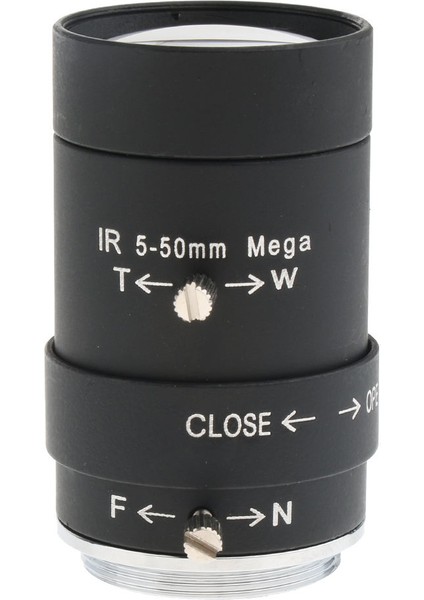 5MM-50MM 1/3 "f1.6 Manuel Iris Lens Cs Dağı Güvenlik Cctv Kamera Için (Yurt Dışından)