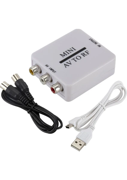 Als_ Dv_ Kf_ Adapter Video Rf Modülatör Av - Rf Analog Tv Converter Modul (Yurt Dışından)