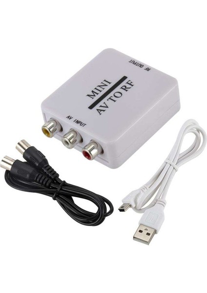 Als_ Dv_ Kf_ Adapter Video Rf Modülatör Av - Rf Analog Tv Converter Modul (Yurt Dışından)