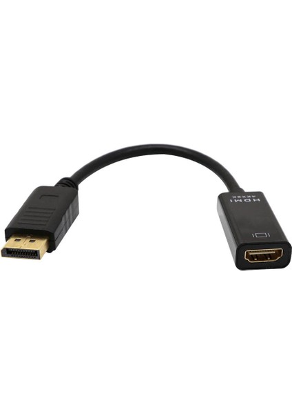 Dp HDMI Ekran Portu Erkek HDMI Kadın Dönüştürücü Adaptörü USB Kablosu 1080 P (Yurt Dışından)