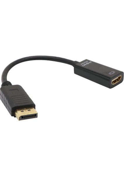 Dp HDMI Ekran Portu Erkek HDMI Kadın Dönüştürücü Adaptörü USB Kablosu 1080 P (Yurt Dışından)