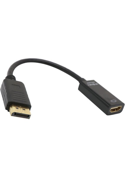 Dp HDMI Ekran Portu Erkek HDMI Kadın Dönüştürücü Adaptörü USB Kablosu 1080 P (Yurt Dışından)