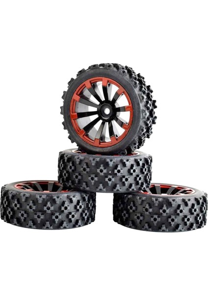 F Fityle 75MM Rc Lastikler ve Tekerlekler Jantlar Wltoys Için 12MM Hex Hub 144001 On / Off Road - F (Yurt Dışından)