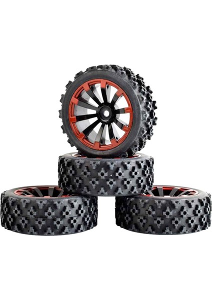 F Fityle 75MM Rc Lastikler ve Tekerlekler Jantlar Wltoys Için 12MM Hex Hub 144001 On / Off Road - F (Yurt Dışından)